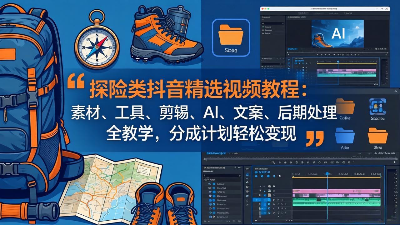 <a href="https://www.zdlhp.com/remen/9257.html" title="闲鱼" target="_blank">闲鱼</a>引流-探险类抖音精选<a href="https://www.zdlhp.com/shipinkecheng" title="视频课程" target="_blank">视频课程</a>实景教学画面含高原拍摄与剪辑界面双屏演示