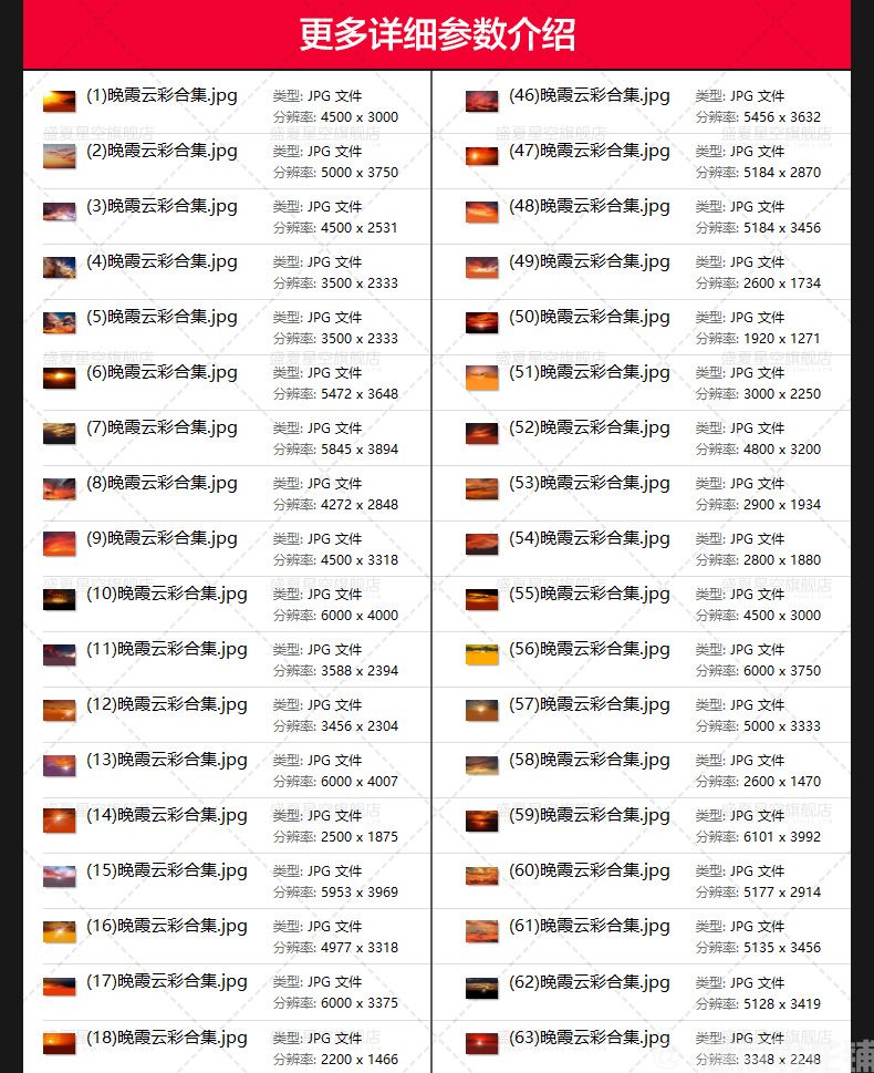 高清日出日落晚霞夕阳红朝霞云彩火烧云效果摄影后期设计图片素材(图5)