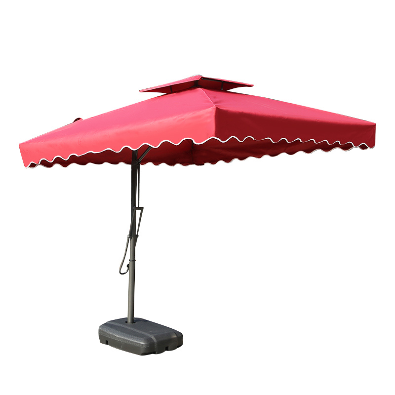 户外遮阳伞庭院伞扳手伞露营遮阳棚摆摊商用大太阳伞