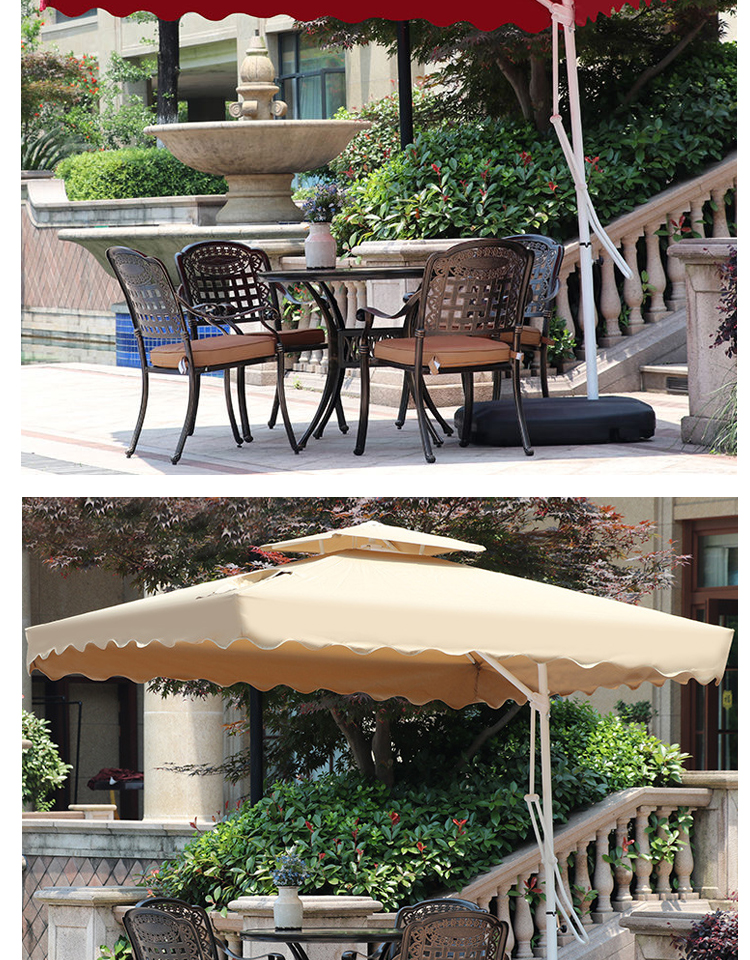 户外遮阳伞庭院伞扳手伞(图15)