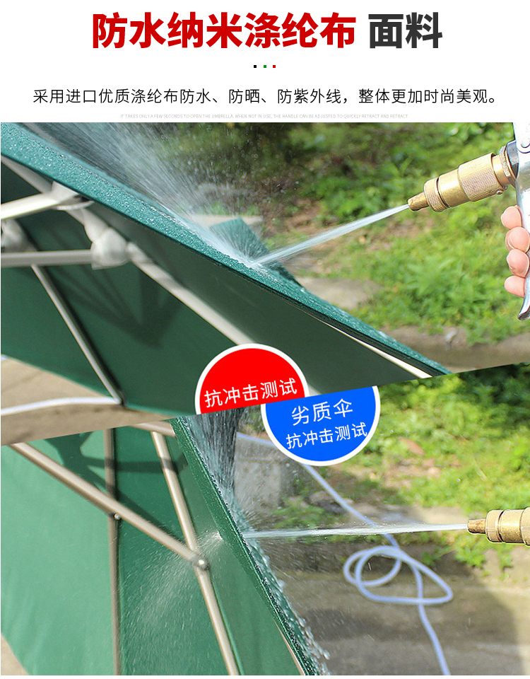 户外遮阳伞庭院伞扳手伞(图7)