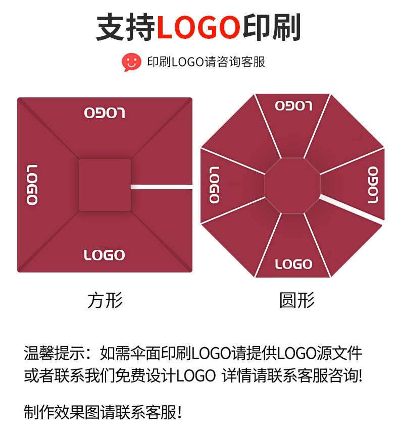 户外遮阳伞庭院带灯伞太阳能LED灯条室外别墅露台花园自动遥控开伞(图24)