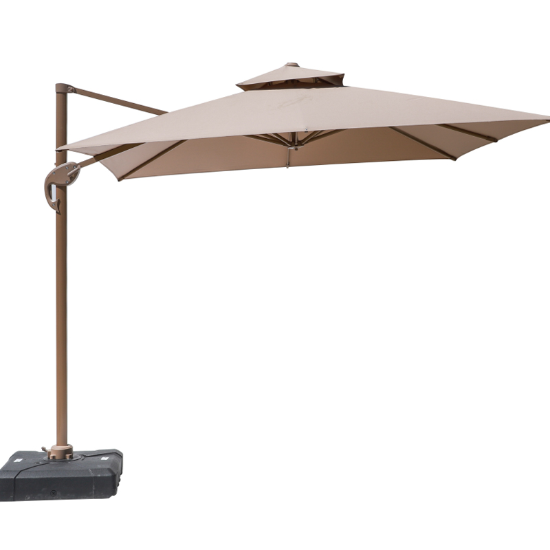 户外庭院阳台遮阳伞室外保安岗亭太阳伞3米香蕉伞别墅花园露天伞