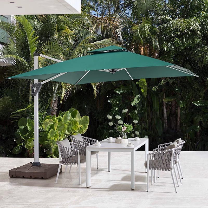 户外遮阳伞庭院伞别墅露天花园大太阳伞棚商用摆摊室外罗马伞