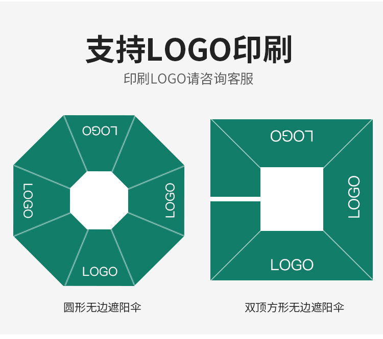 户外遮阳伞庭院伞别墅露天花园大太阳伞棚商用黛拉土豪金(图14)