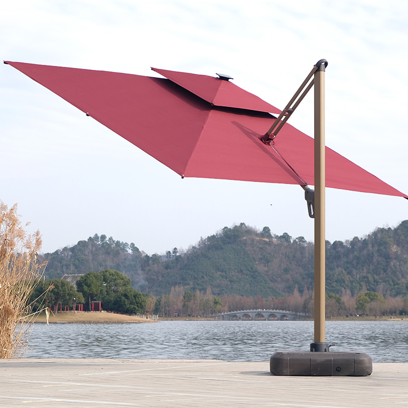 户外遮阳伞庭院伞罗马伞户外伞露台花园别墅露天太阳伞大型室外伞