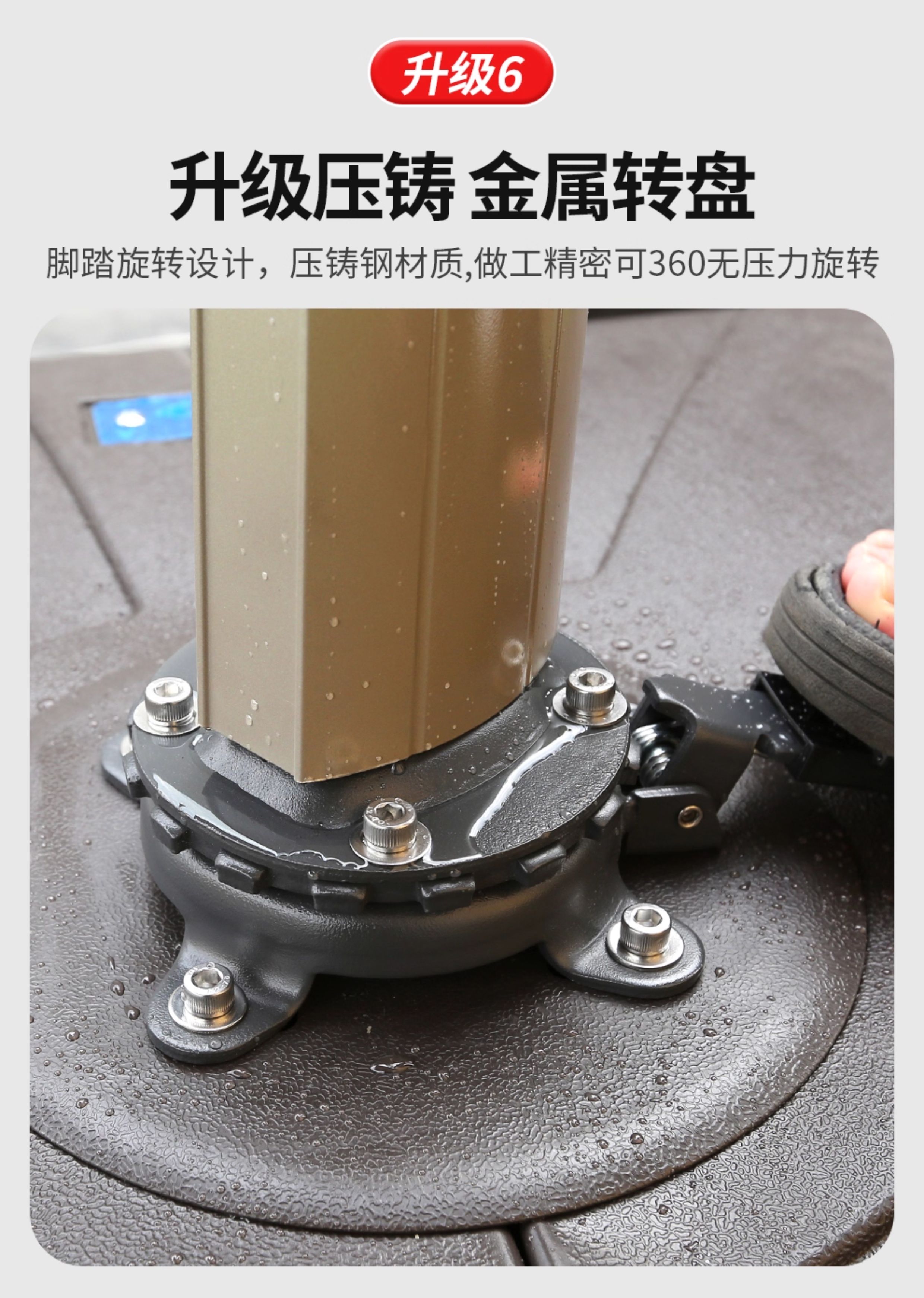 遮阳伞庭院伞别墅花园露台大太阳伞棚商铺摆摊室外罗马伞(图11)