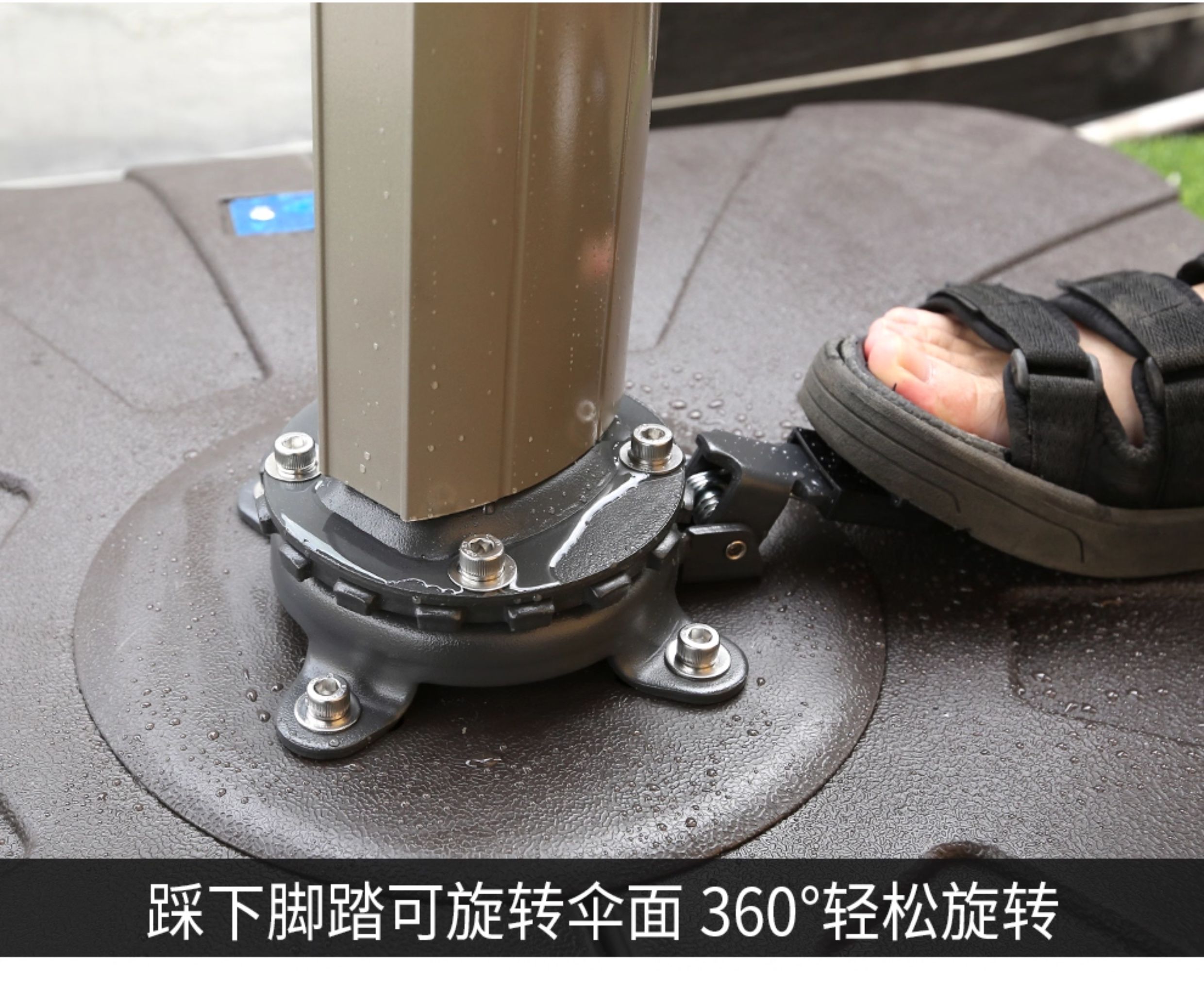 遮阳伞庭院伞别墅花园露台大太阳伞棚商铺摆摊室外罗马伞(图17)