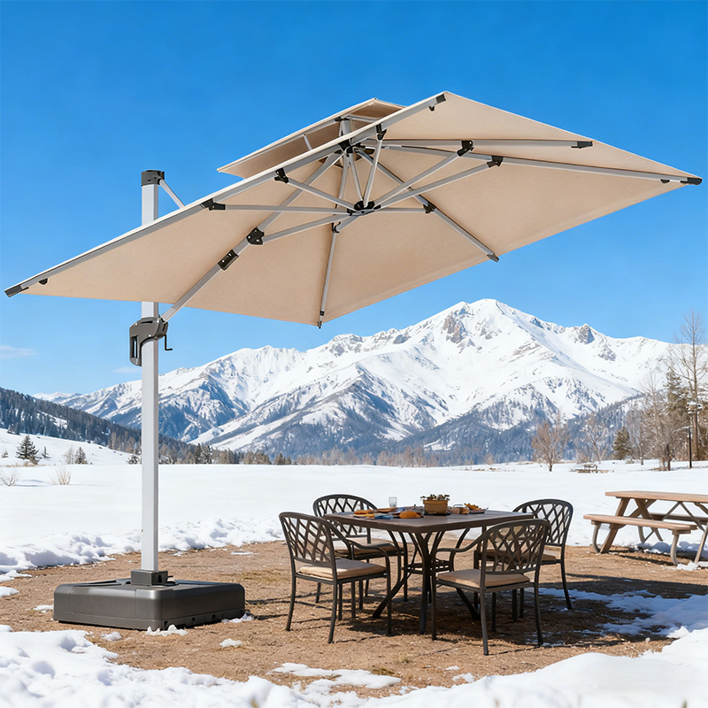 户外遮阳伞庭院伞花园别墅露台一楼花园罗马室外太阳伞