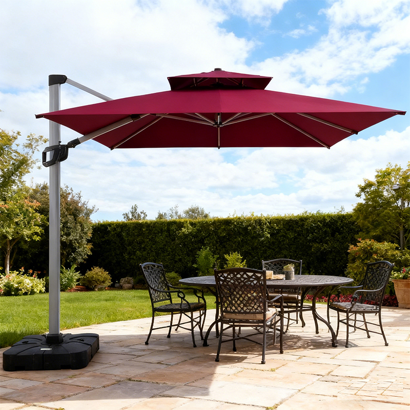 波斯湾银白【105铝柱】大罗马伞性价比之王