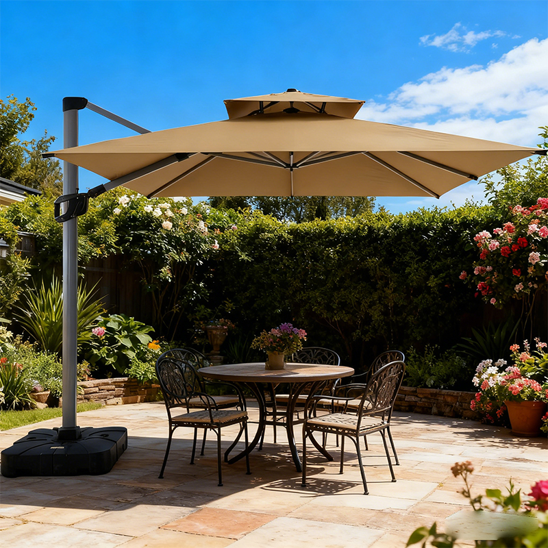 波斯湾银白【105铝柱】大罗马伞性价比之王