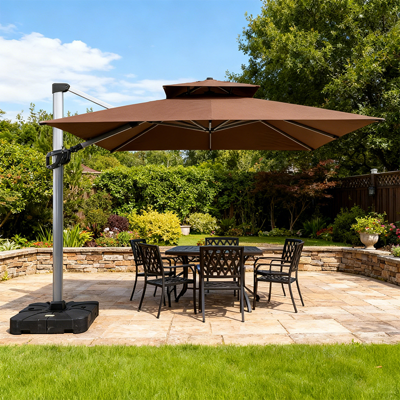 波斯湾银白【105铝柱】大罗马伞性价比之王