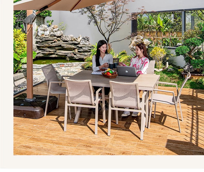 遮阳伞户外庭院伞室外别墅一楼小院罗马伞阳台天台大太阳伞(图4)