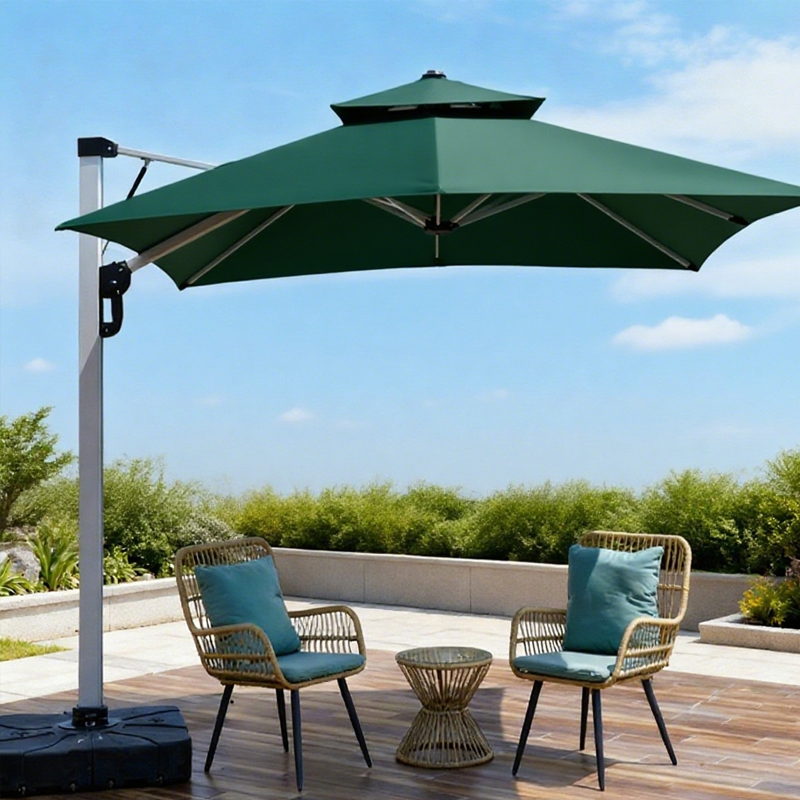 内推液压罗马伞户外遮阳伞庭院伞自动液压伞室外大太阳伞别墅露台