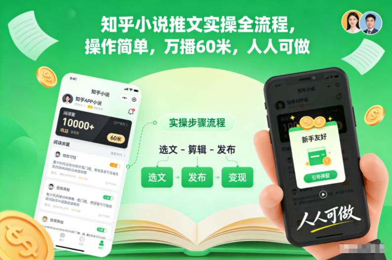 (图1) 闲鱼引流-知乎小说推文全流程图解,零基础也能日入百元