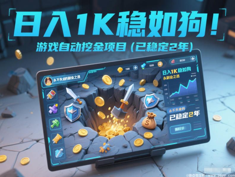 闲鱼引流-游戏自动挖金项目实操界面展示，日入千元真实案例