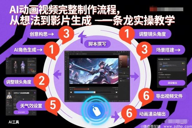 闲鱼引流-ComfyUI与即梦AI结合打造AI动画全流程制作方案