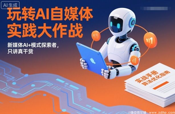 闲鱼引流-AI自媒体实战课程封面图，掌握ChatGPT内容创作技巧