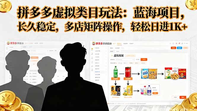 (图1) 闲鱼引流-拼多多虚拟电商项目实战教学截图