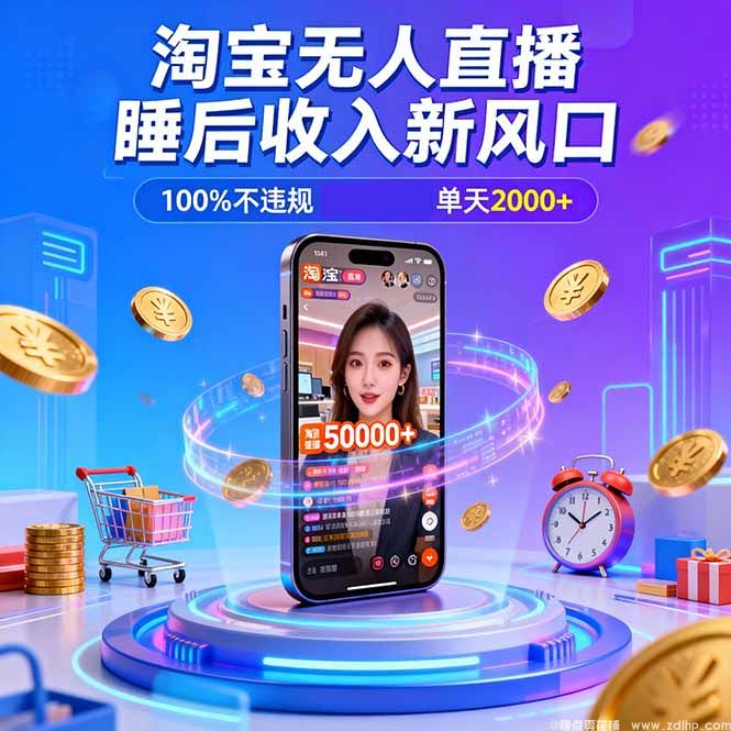 闲鱼引流-<a href="https://www.zdlhp.com/remen/9115.html" title="淘宝无人直播实操" target="_blank">淘宝无人直播实操</a>界面展示高转化场景