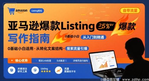 (图1) 闲鱼引流-亚马逊爆款Listing写作方法,亚马逊0基础小白也能写爆款自带流量的Listing