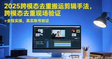 闲鱼引流-2025跨模态去重剪辑系统界面实拍：支持语音转文本、画面关键帧提取与语义相似度实时比对