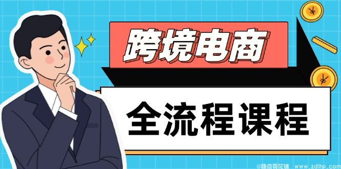 闲鱼引流-跨境电商独立站运营课程封面图，含<a href="https://www.zdlhp.com/dianshang/" class="seo-link">TikTok</a>、Shopify建站与邮件营销视觉元素