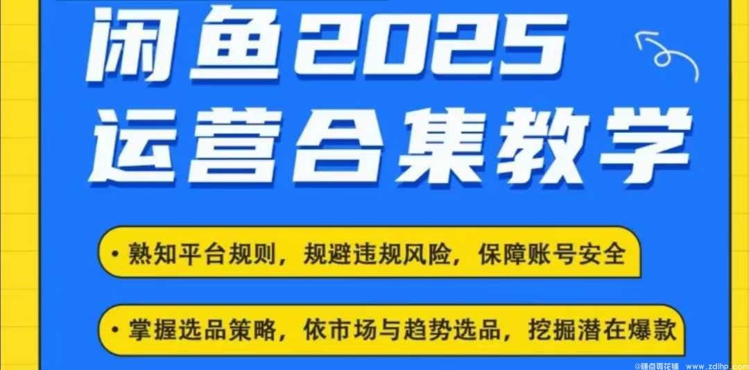 闲鱼引流-2025闲鱼<a href="https://www.zdlhp.com/dianshang/" class="seo-link">电商运营</a>全集，2025最新咸鱼玩法