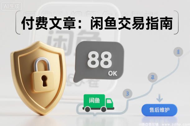 (图1) 闲鱼引流-付费文章:闲鱼交易指南,怎么才能降低被坑被马扁的概率