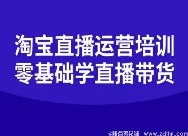 闲鱼引流-淘宝直播运营培训-零基础学会直播卖货