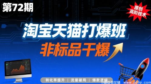 闲鱼引流-淘宝天猫打爆班原创高阶技术第72期，非标品干爆