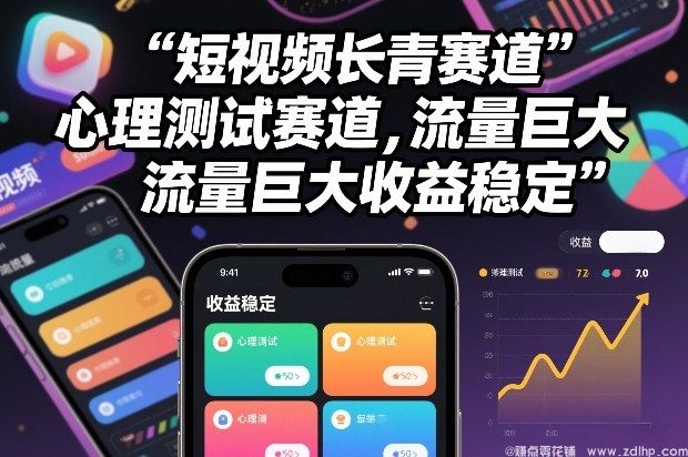 闲鱼引流-心理测试短视频流量分析与变现模式解析