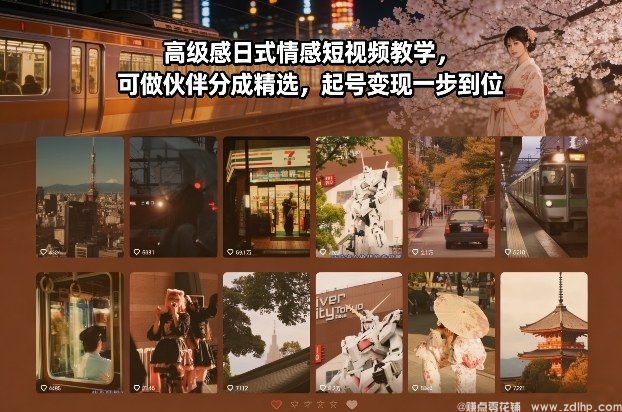 闲鱼引流-日式情感短视频制作教程，伙伴分成与变现指南