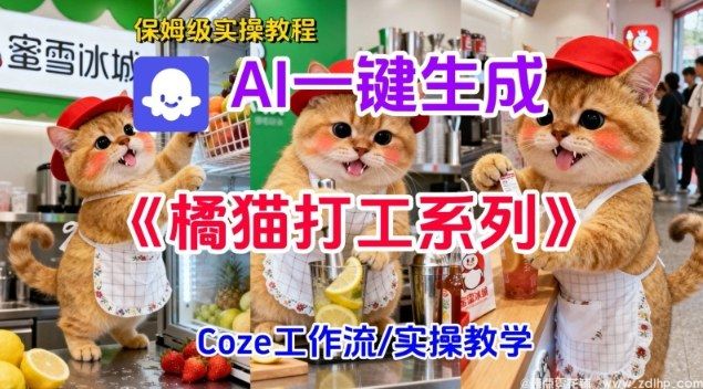 闲鱼引流-AI智能体打造胖橘猫短视频，手把手教学操作流程