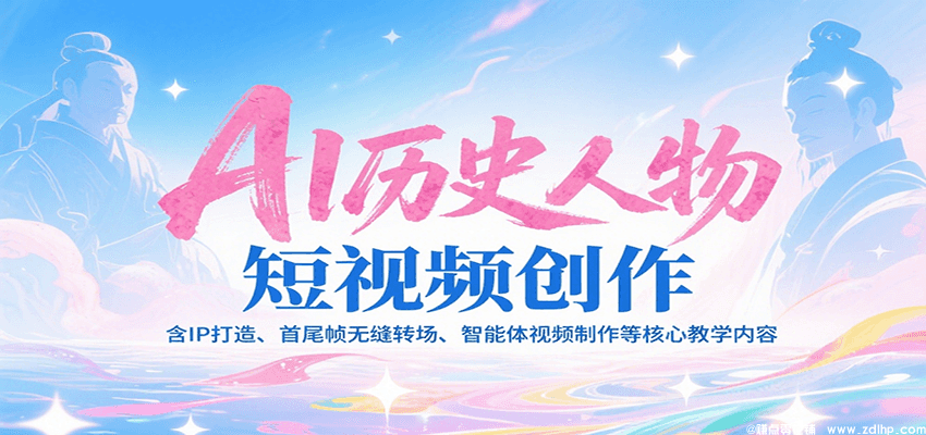(图1) 闲鱼引流-AI历史人物短视频创作课程封面展示