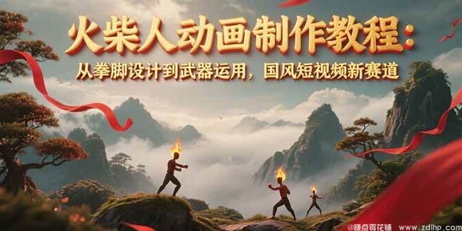 闲鱼引流-火柴人战争动画制作教程界面展示