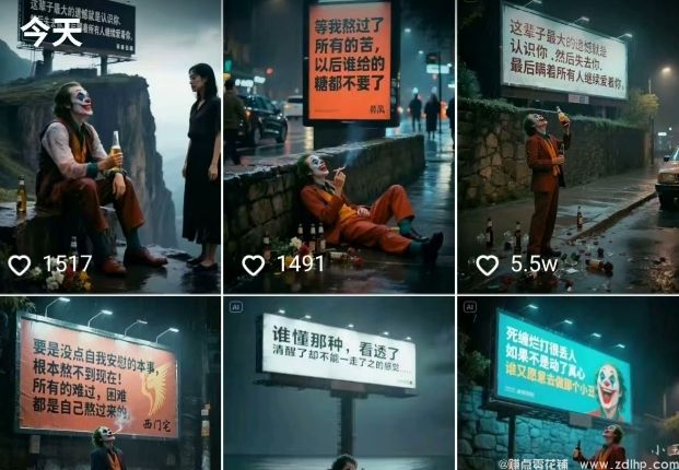 闲鱼引流-小丑自嘲视频在抖音引发情感共鸣与流量热潮