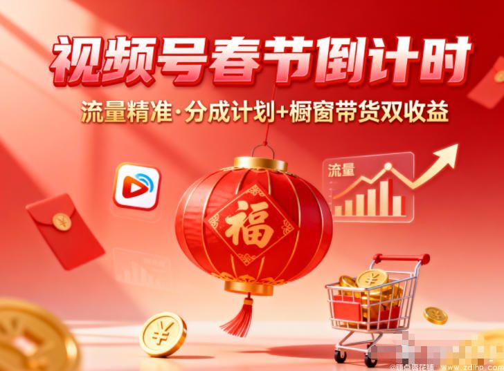 (图1) 闲鱼引流-春节倒计时短视频项目,视频号流量变现,橱窗带货收益