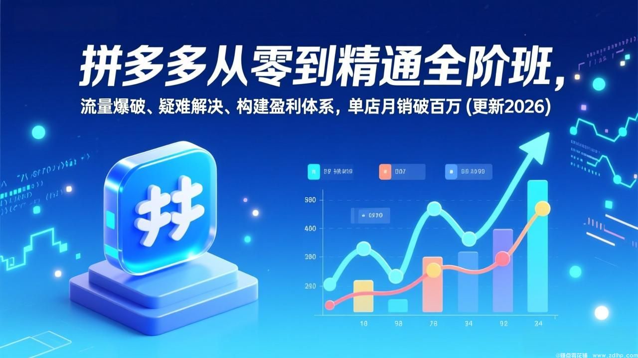 闲鱼引流-拼多多<a href="https://www.zdlhp.com/dianshang/" class="seo-link">电商运营</a>课程实操界面展示