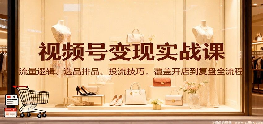 闲鱼引流-视频号新手实战课程封面图，包含起号技巧与直播投放策略