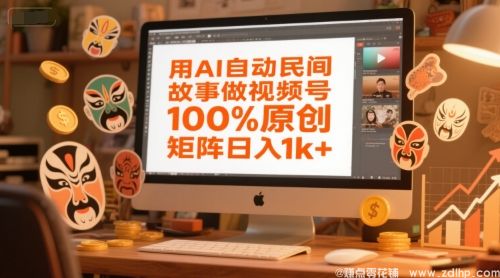 (图1) 闲鱼引流-AI全自动制作民间故事视频,视频号矩阵轻松日赚千元+