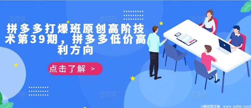 闲鱼引流-拼多多打爆班原创高阶技术第39期，拼多多低价高利方向