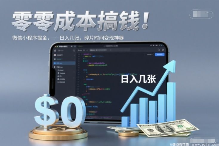 (图1) 闲鱼引流-微信小程序掘金项目,零成本创业,碎片时间变现,日赚1700+