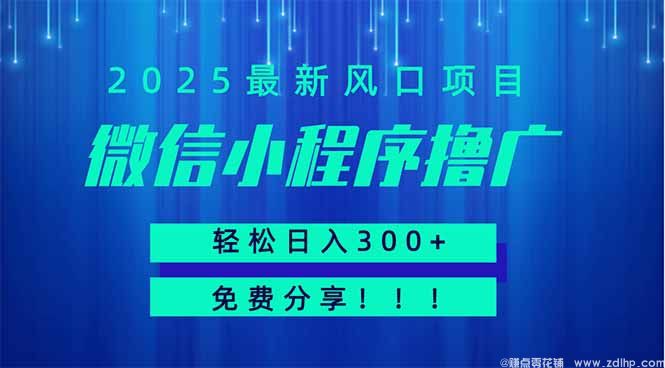 闲鱼引流-微信小程序撸广告操作界面展示
