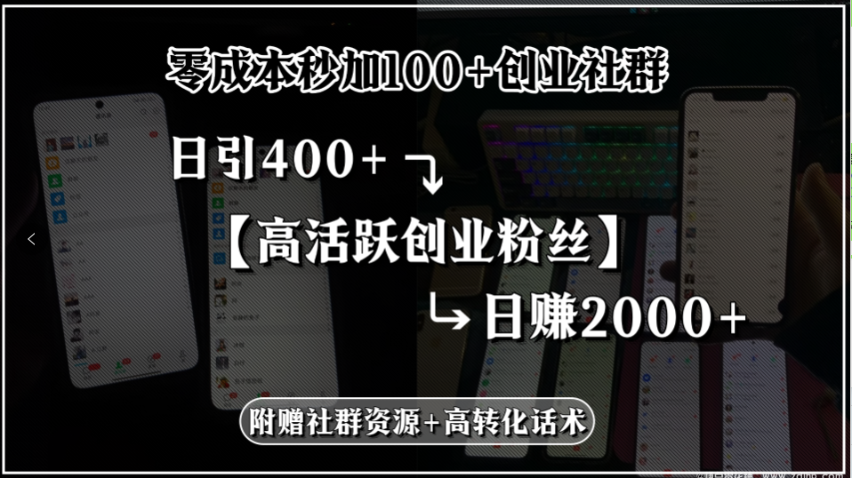 闲鱼引流-<a href="https://www.zdlhp.com/wangzhuan/" class="seo-link">网赚</a>社群引流实战流程图解：展示从入群到加粉再到私域沉淀的完整闭环