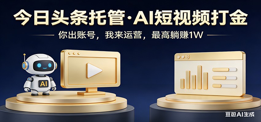 闲鱼引流-头条AI自动剪辑系统生成的高质原创短视频界面示意图