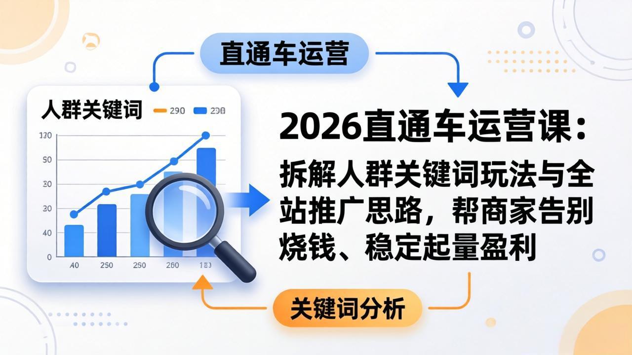<a href="https://www.zdlhp.com/remen/9257.html" title="闲鱼" target="_blank">闲鱼</a>引流-聪哥直通车标准计划课程封面图，聚焦淘宝<a href="https://www.zdlhp.com/dianshang" title="电商" target="_blank">电商</a>精细化推广与成本可控的实操教学
