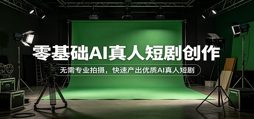 闲鱼引流-AI真人短剧3D打戏教学实景界面截图，含动作捕捉与实时渲染预览