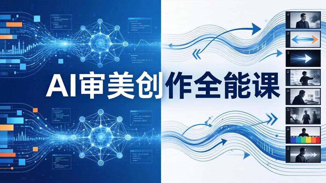 (图1) <a href="https://www.zdlhp.com/remen/9257.html" title="闲鱼" target="_blank">闲鱼</a>引流-风变麦橘AI审美创作社团课程封面图,展示AI绘画、数字人与动态视频融合教学场景