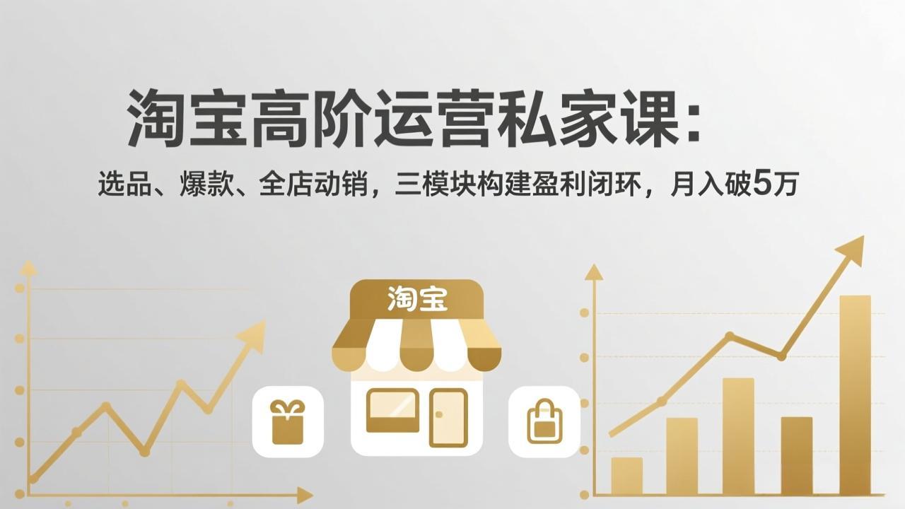 <a href="https://www.zdlhp.com/remen/9257.html" title="闲鱼" target="_blank">闲鱼</a>引流-淘宝爆款实战课程封面图，展示2026新版高成功率打爆方法论与子鹏老师主讲标识